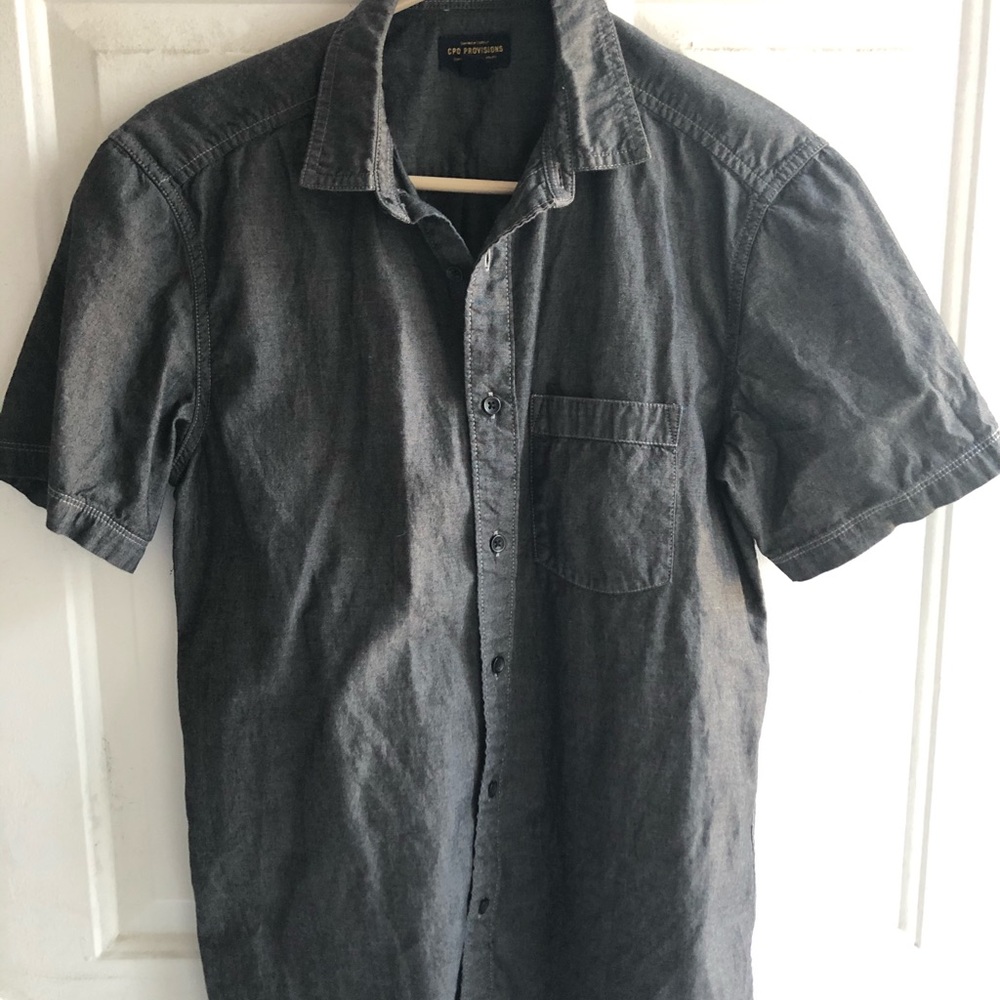 Urban outfitters CPO short sleeve chambray shirt